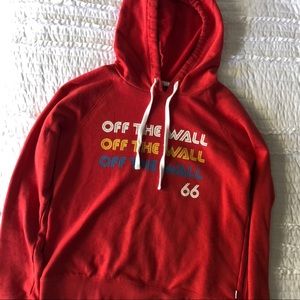 Women’s red Vans hoodie